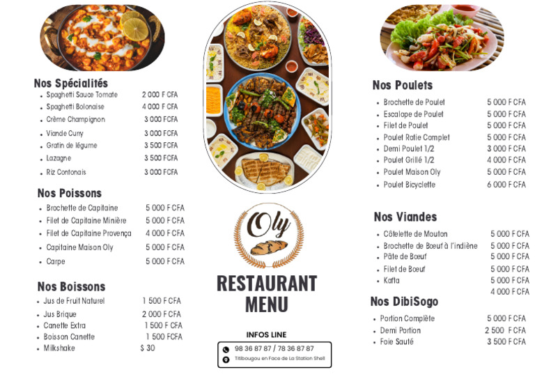 Menu Restaurant | PDF
