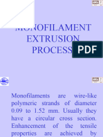 G. Monofilament Extrusion Process.
