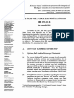 The Fight To Save Our Auto No-Fault System - HB 4936 Revised Analysis