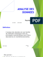 Analyse Des Donnees Intro