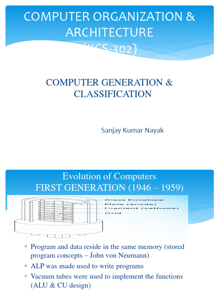 Generation & Classification of Computer | PDF