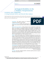 Conservative and Surgical Modalities in The Management of Pediatric Parapneumonic Effusion and Empyema