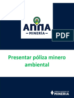 ABC Presentar Poliza Minero Ambiental