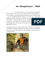 Bolivar Decreto de Chuquisaca, Conservación Agua Arboles