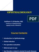 Ophthalmology