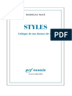 Styles by Marielle Macé (Macé, Marielle)