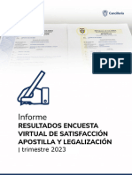 Informe de Satisfacción I Trimestre 2023-Apostilla y Lega