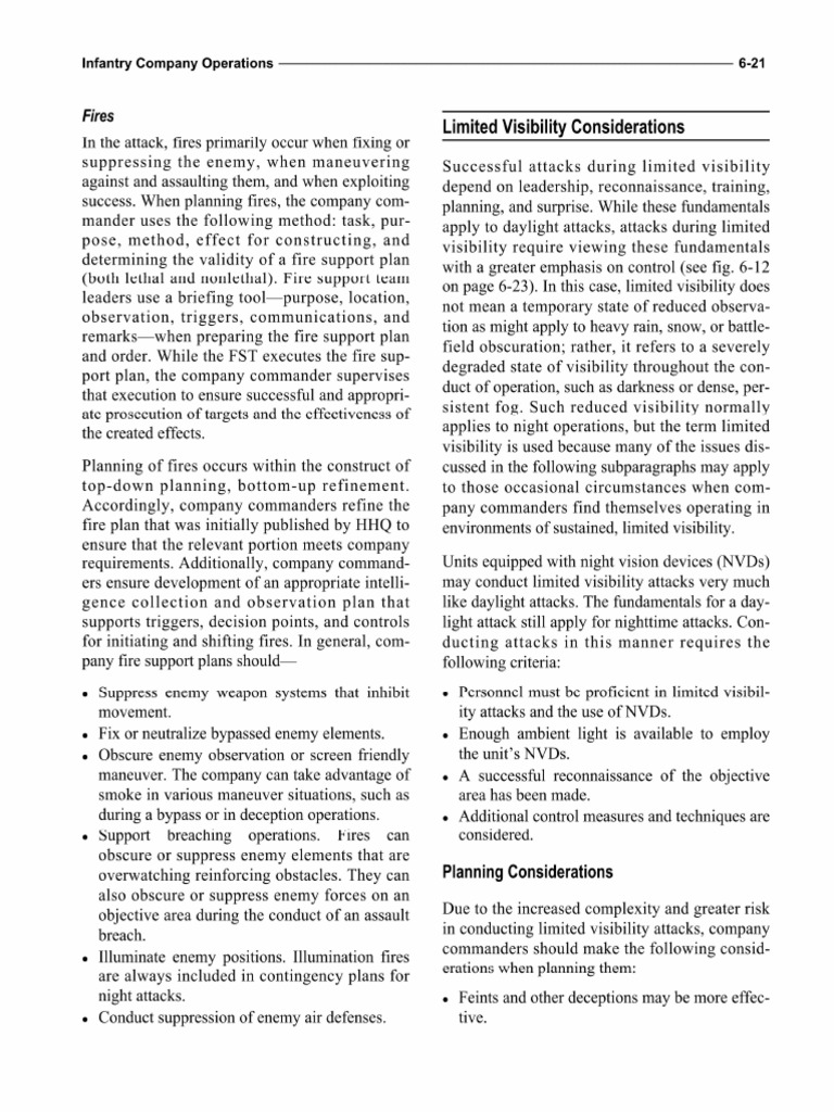 Mcrp 3 10a 2 infantry company operations night attack pdf