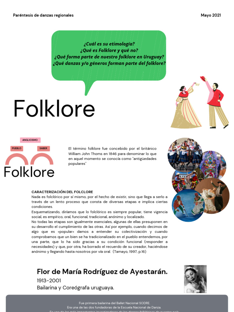 Danzas Folklóricas Argentinas y Uruguayas | PDF | Bailes | Folklore