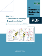Recherche: Atelier "Urbanisme Et Montage de Projets Urbains "