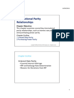 International Parity Relationships & Forecasting Exchange Rates - Short