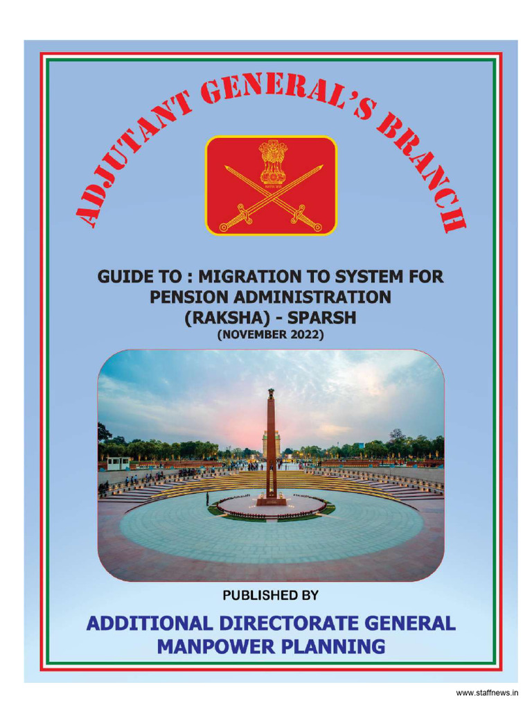 SPARSH Migration Guide for Pensioners | PDF