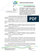 Decreto Regulamenta A Lei 1.636 Que Priobe Fogos de Artifício