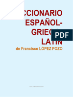 Diccionario Español-Griego-Latín Francisco López Pozo