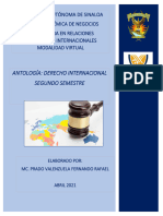 Antología Derecho Internacional