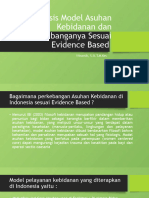 Analisis Model Asuhan Kebidanan Dan Perkembanganya Sesuai Evidence