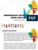 Pendidikan Lintas Budaya Anak Usia Dini