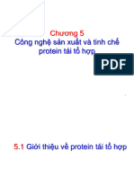 Chương 5 - Sản xuất protein tái tổ hợp