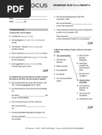 Focus 3 Workbook Answer Key | PDF