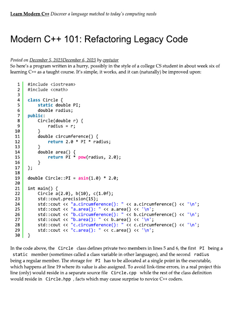 Master C++ 11 | PDF