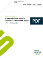 NA To SS en 1997-1 2010 - Singapore National Annex To Eurocode 7