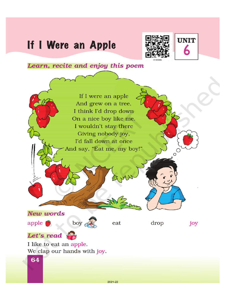 class 1 english book