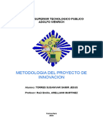 Metodologia Del Proyecto de Innovacion