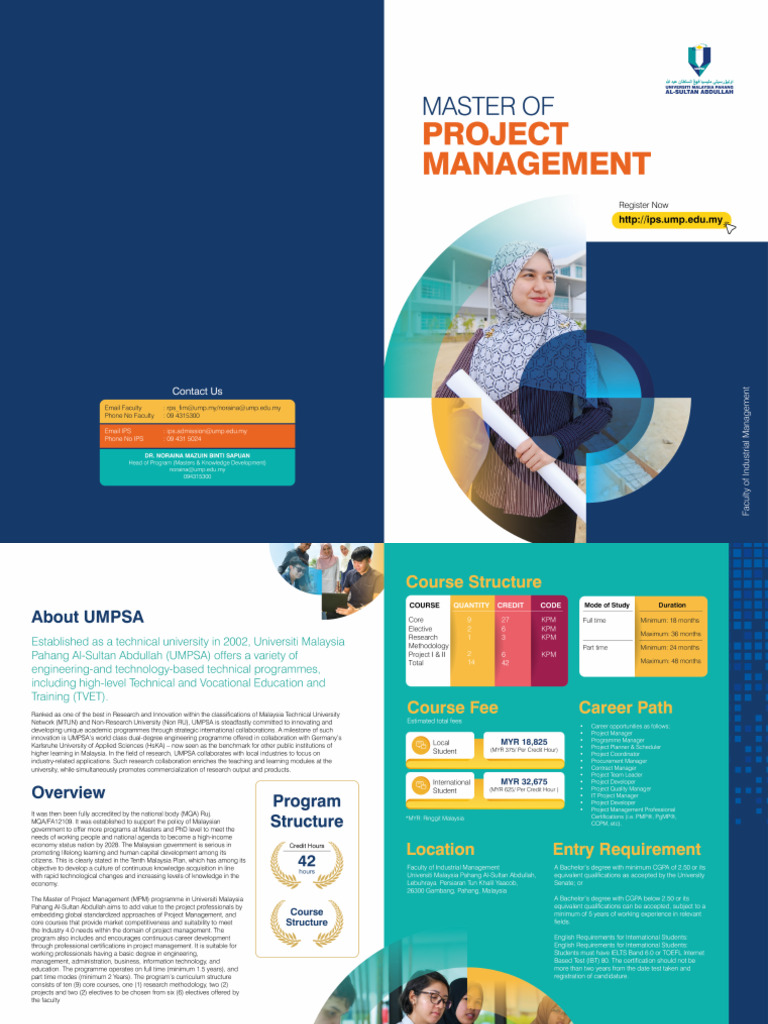 Master of Project Management | PDF