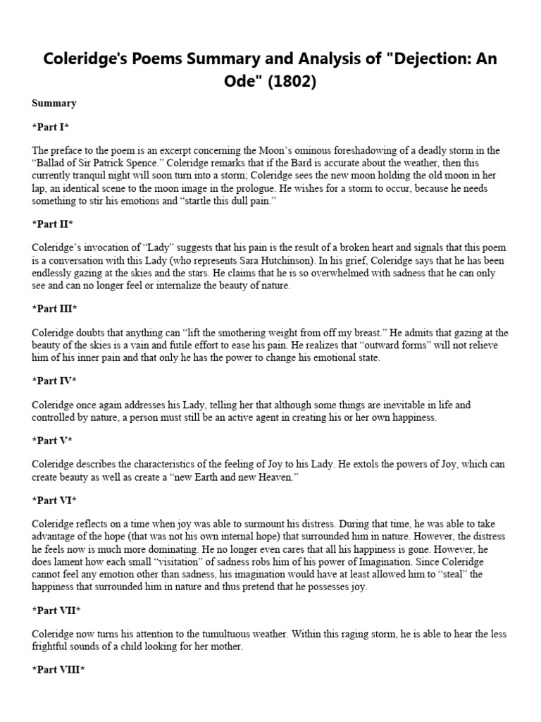 Coleridge PDF