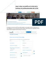 Procédure - Création Profil - Inscription FormContinue&Pro - 2023-05-11