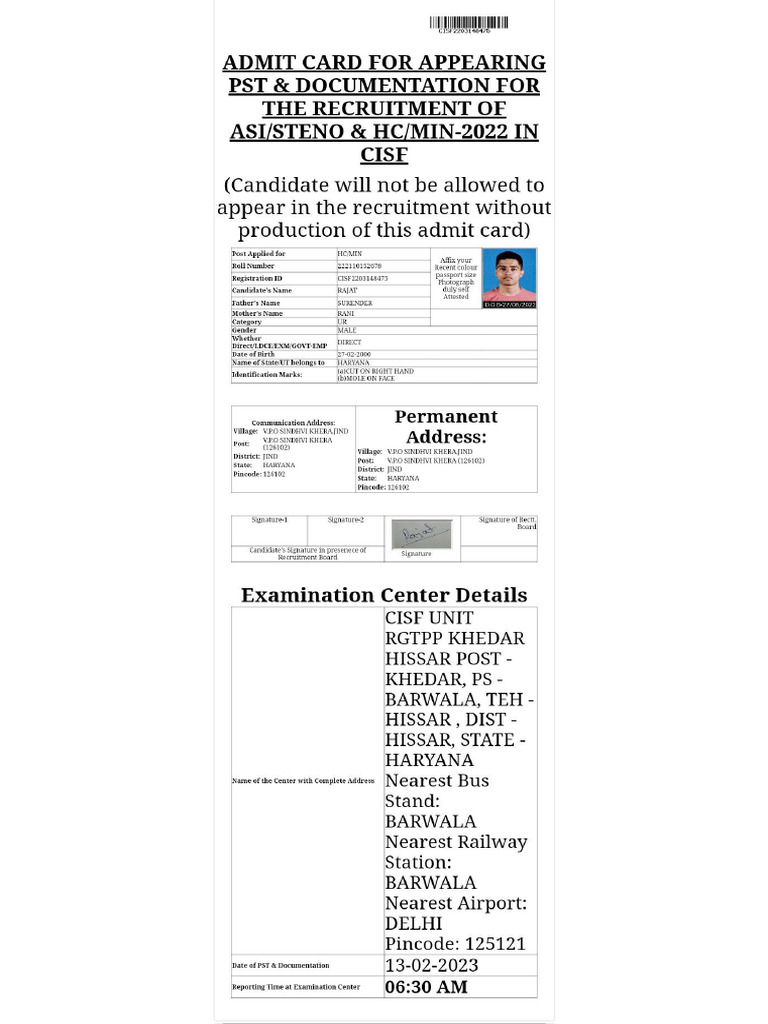 cisf-admit-card-pdf