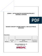 PES Comments - MEP Design Concept-ADMAS Aston Martin