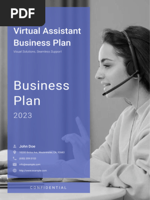 Virtual Assistant Business Plan PDF