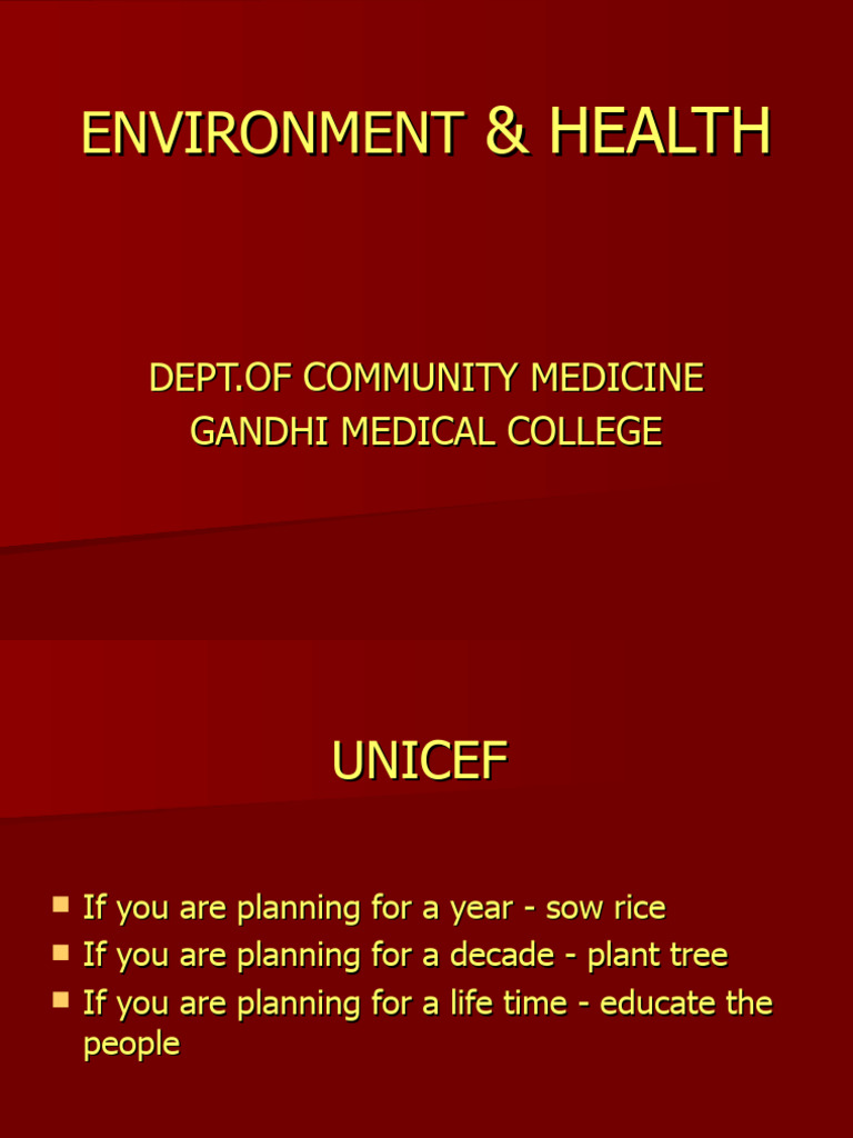 C16 p01 environment and health and sources of water pdf water