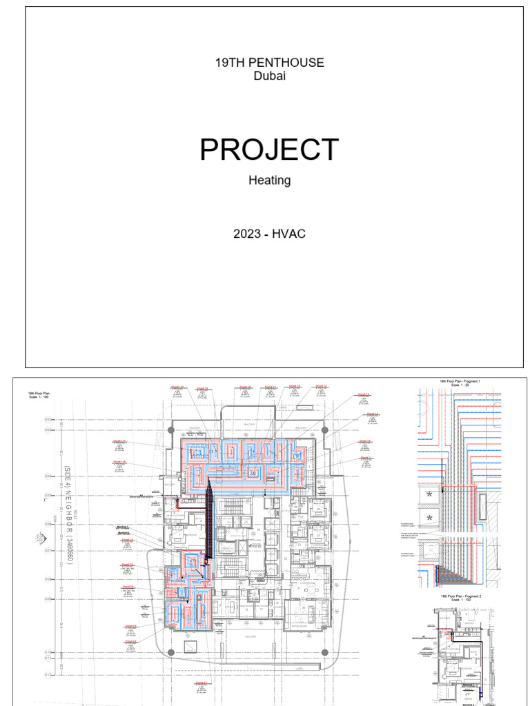 Image showcasing 19th Penthouse HVAC Plan Dubai | PDF | Building Engineering | Home ...