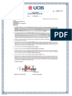 Bank Garansi - Purchase Order P.O. No. 4506002374 Pekerjaan Fabrikasi Instalasi Mekanikal & Elektrikal Untuk Steel Flour Silo 6 X 30 T Dan Packing Line Bogasari Tangerang Plant.