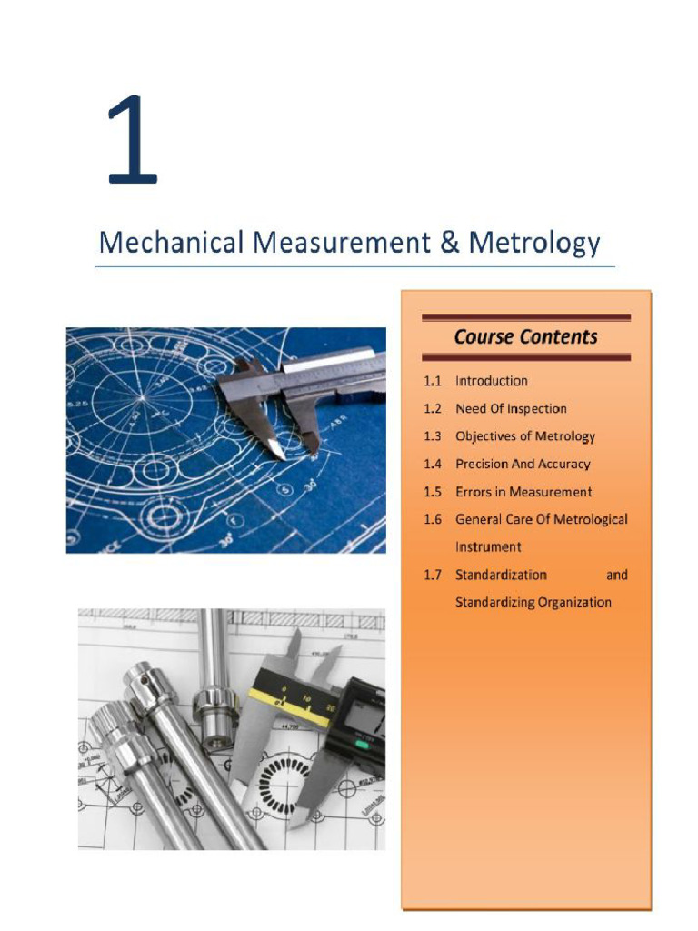 Metrology Notes | PDF