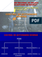 Control de Actividades Mineras-Ut1