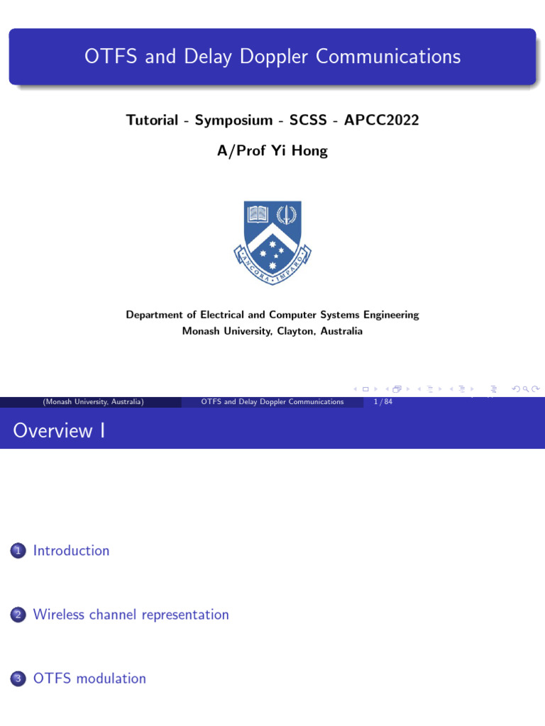 Tutorial Yi+Hong PDF Orthogonal Frequency Division Multiplexing