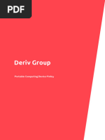 Deriv Group Portable Computing Device Policy