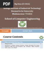 School of Computer Engineering: Kalinga Institute of Industrial Technology Deemed To Be University Bhubaneswar-751024