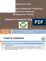 School of Computer Engineering: Kalinga Institute of Industrial Technology Deemed To Be University Bhubaneswar-751024