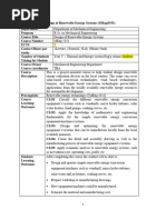 Course Syllabus Design of Renewable Enrgy systemsMEng5351