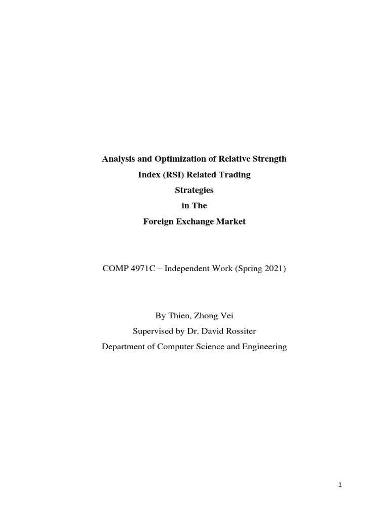 Rsi Macd Stochastic Forex | PDF