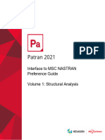 Patran 2021 Interface To MSC NASTRAN Preference Guide Volume 1 Structural Analysis