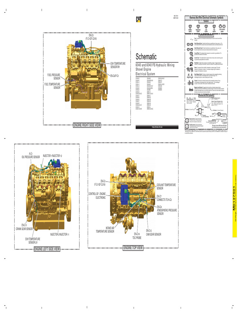 6040FS Engine Electric Schematic | PDF | Switch | Electrical Connector