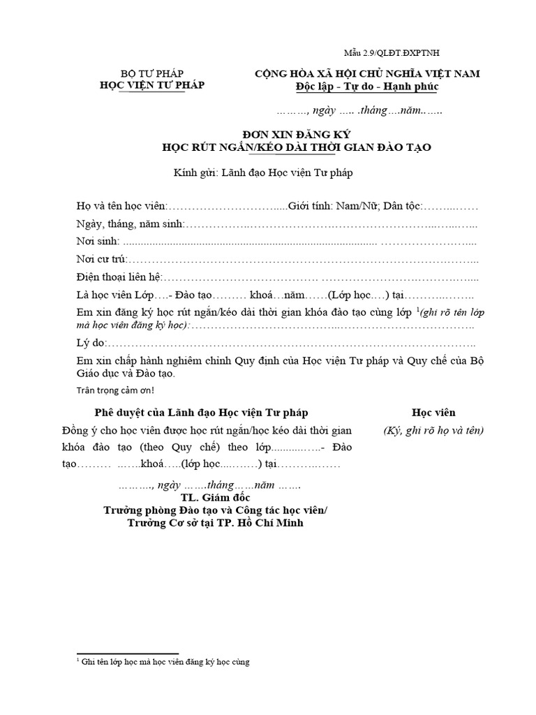 Don dang ky hoc rut ngan keo dai thoi gian dao tao mau 2 9 pdf