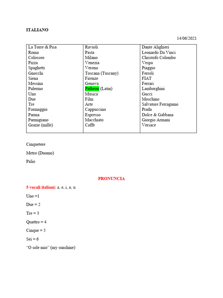 Notes in Class | PDF