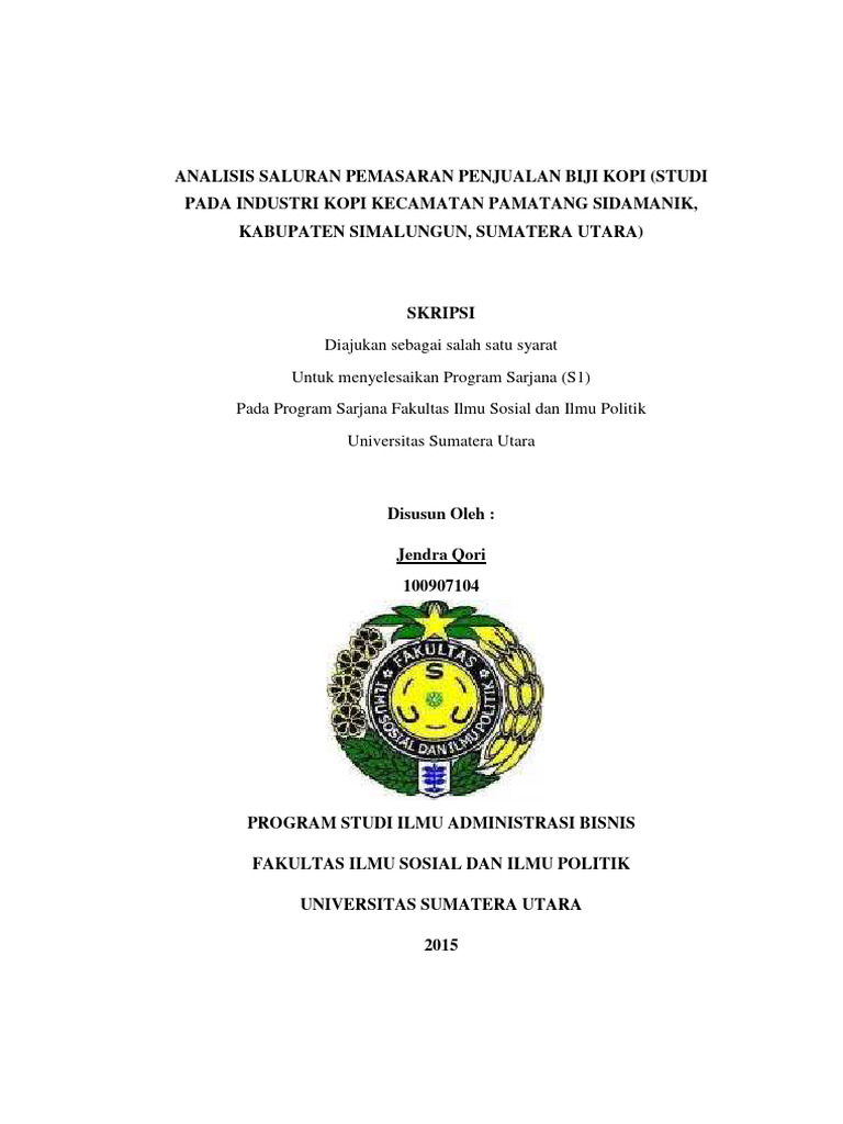 Proposal Penjualan Biji Kopi Online: "Aroma Nusantara" – Membangun Keunggulan di Pasar Kopi Spesialti