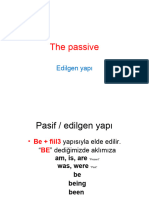 The Passive Voice Edilgen Yapi Konu Anlatimi PPT Slayt Ornek Cumleler Alistirma Exercises 2751